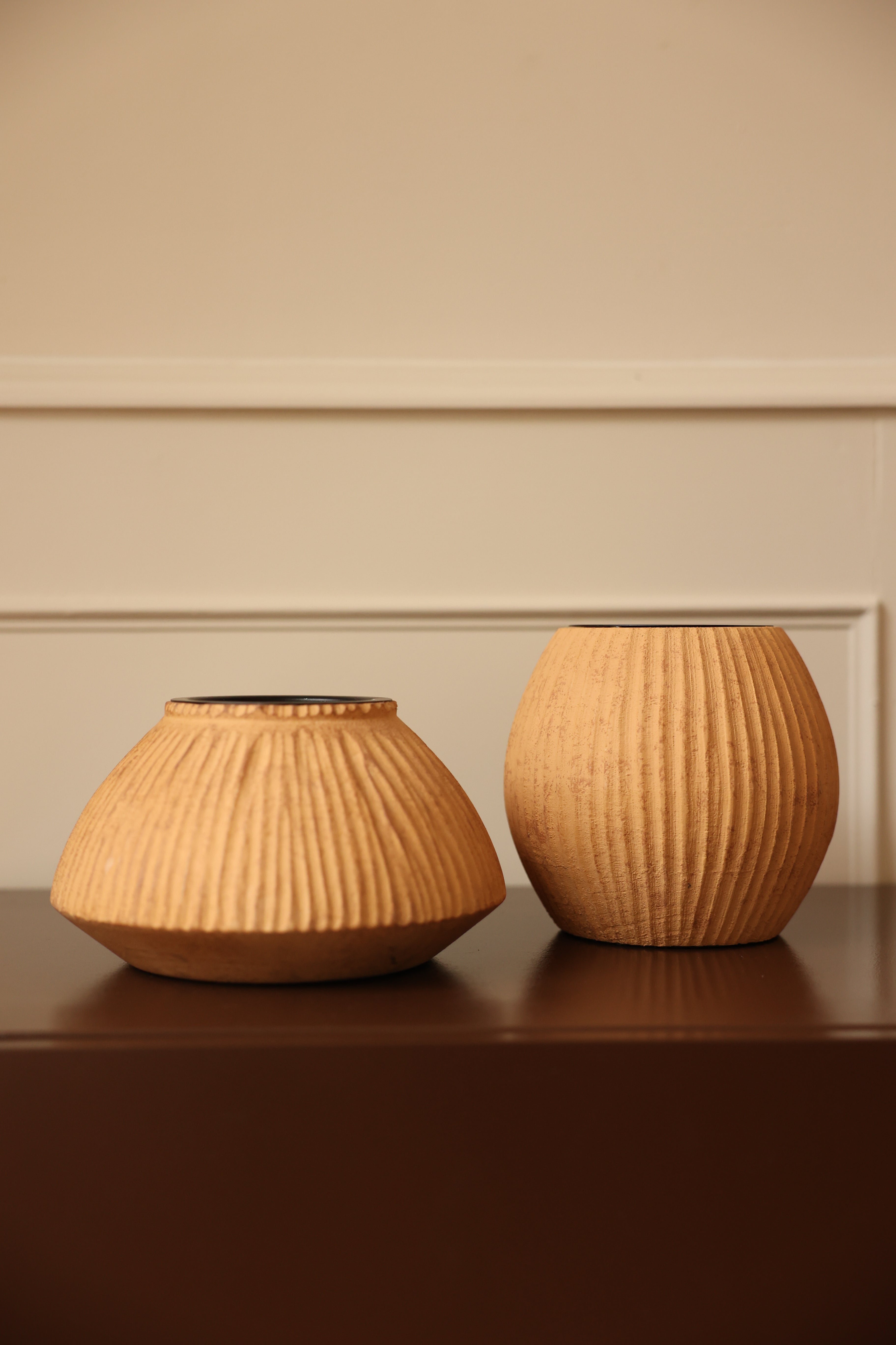 Houten Kaarssenhouder