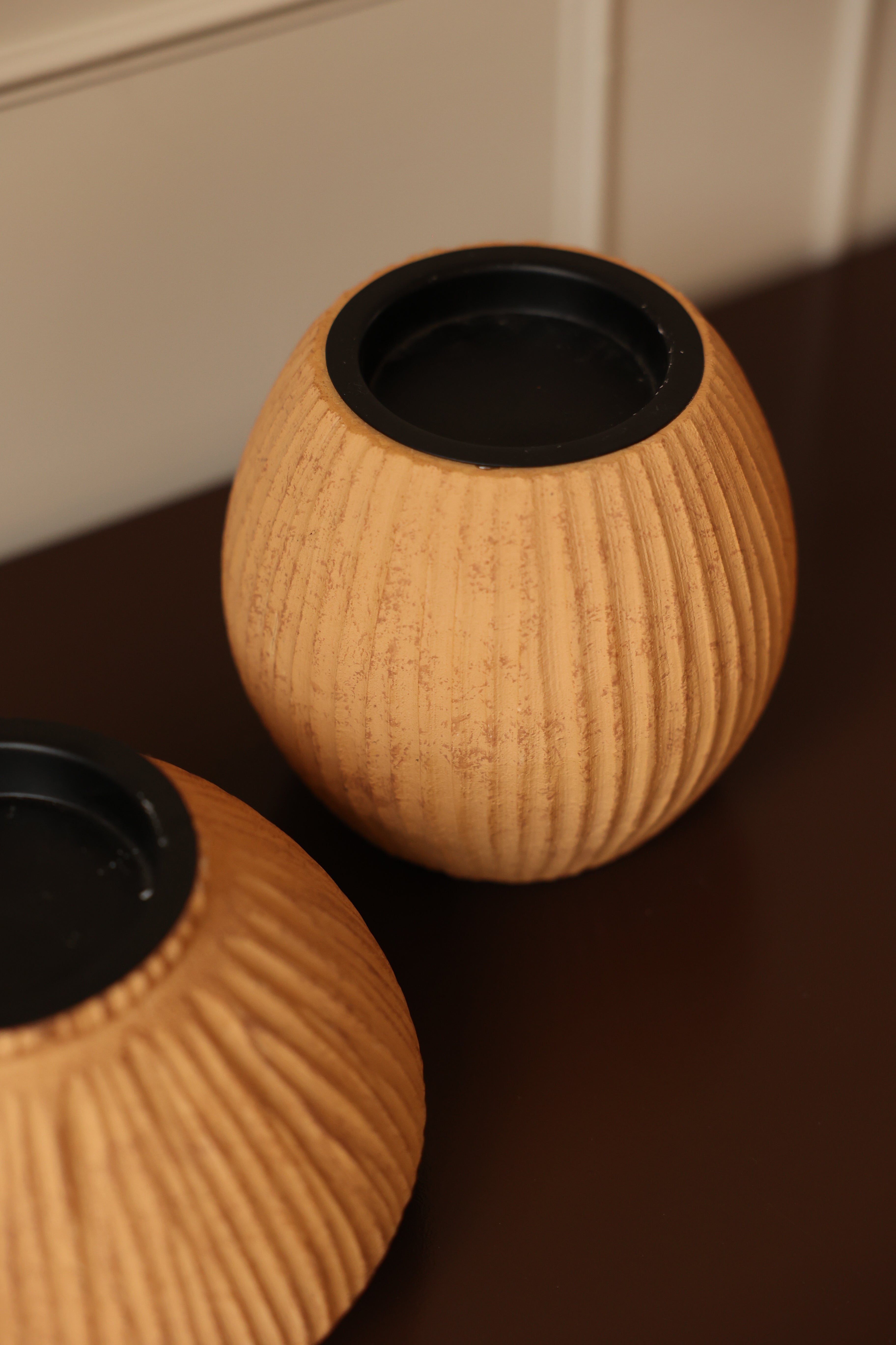 Houten Kaarssenhouder